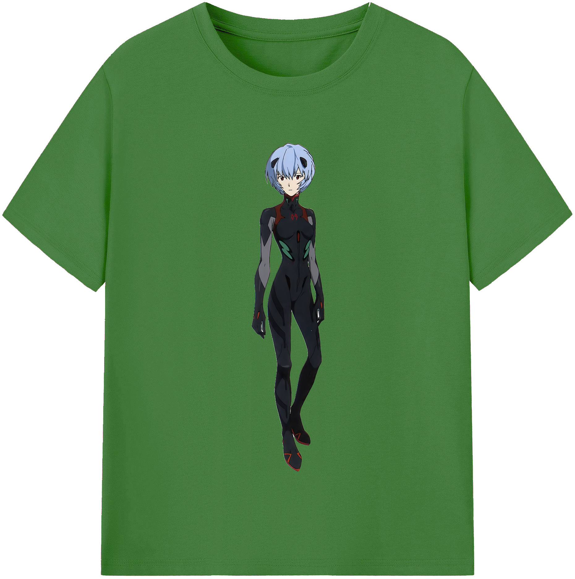 （画像用） EVA 新世紀エヴァンゲリオン レディースカジュアルプリントTシャツ（綿100％）
